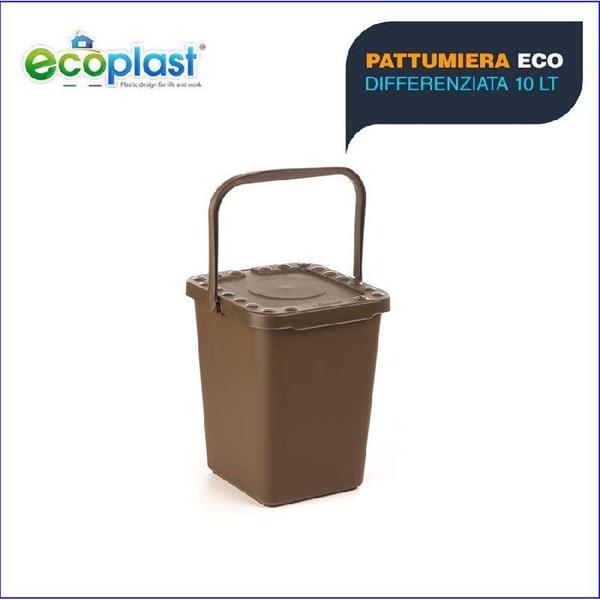 ECOPLAST PATTUMIERA ECOPLUS CHIUSA 10LT